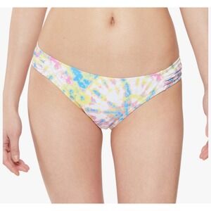Jessica Simpson Women Tie Dye Bikini Bottom Spritz Multi Hipster SSGW21704 Large